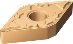 Sandvik Coromant - DNMG432 MF Grade 1125 Carbide Turning Insert - TiAlN/AlCr2O3 Finish, 55° Diamond, 1/2" Inscr Circle, 3/16" Thick, 1/32" Corner Radius - Benchmark Tooling