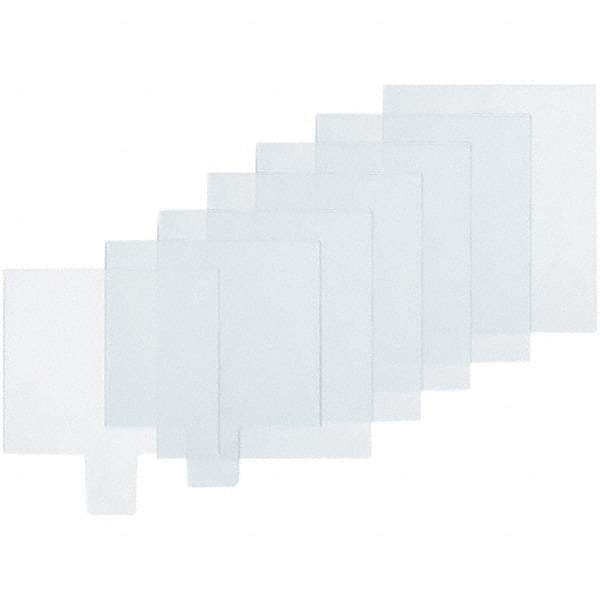 Jackson Safety - 4-1/2" Wide x 5-1/4" High, Polycarbonate Lens Kit - 0.02" Thick, Clear, Inside Mount - Benchmark Tooling