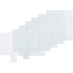 Jackson Safety - 4-1/2" Wide x 5-1/4" High, Polycarbonate Lens Kit - 0.02" Thick, Clear, Inside Mount - Benchmark Tooling