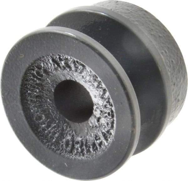 Browning - 1/2" Bore, 15/16 Long, 1-3/4" Outside Diam, Finished Bore Single Groove V Belt Sheave - 21/32" Wide, 1.16" Pitch Diam of 3L Belt, 1-1/2" Pitch Diam of 4L Belt - Benchmark Tooling