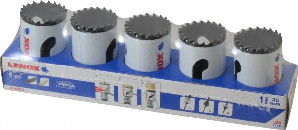 Lenox - 1-3/8" Diam, 1-1/2" Cutting Depth, Hole Saw - Bi-Metal Saw, Toothed Edge - Benchmark Tooling
