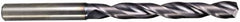 M.A. Ford - 8.9mm, 142° Point, Spiral Flute, Solid Carbide Taper Length Drill Bit - ALtima Finish, 80mm Flute Length, 127mm OAL, Series 2XDCL - Benchmark Tooling