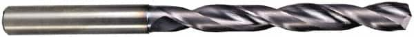 M.A. Ford - 4.9mm, 142° Point, Spiral Flute, Solid Carbide Taper Length Drill Bit - ALtima Finish, 45mm Flute Length, 100mm OAL, Series 2XDCL - Benchmark Tooling