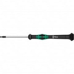 Wera - 3/32" Hex Ball End Driver - 2-3/8" Bade Length, Multi Handle, 262mm OAL - Benchmark Tooling