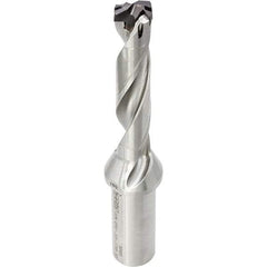 Iscar - 1.26 to 1.295" Diam, 5xD, 6.3" Max Drill Depth, 10.64" OAL, Replaceable Tip Drill - 10.64" OAL, 5xD Drill Depth by Diam Ratio - Benchmark Tooling