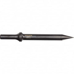 Mayhew - 6" OAL, Tapered Punch Chisel - Round Drive, Round Shank, Steel - Benchmark Tooling