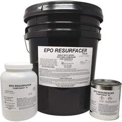 Made in USA - 50 Lb Concrete Repair/Resurfacing - Light Gray, 25 Sq Ft Coverage, Epoxy Resin - Benchmark Tooling