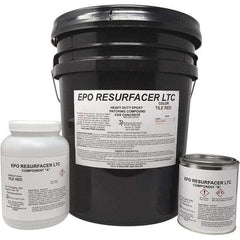 Made in USA - 50 Lb Concrete Repair/Resurfacing - Tile Red, 25 Sq Ft Coverage, Epoxy Resin - Benchmark Tooling