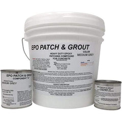 Made in USA - 2 Gal Concrete Repair/Resurfacing - Medium Gray, 25 Sq Ft Coverage, Epoxy Resin - Benchmark Tooling