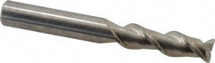 Kennametal - 1/2", 2 Flute, Single End, Solid Carbide, 0.06" Corner Radius End Mill - 4" OAL, 45° Helix, Right Hand Flute, 1-1/2" LOC, Right Hand Cut - Benchmark Tooling