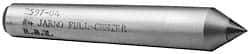 Made in USA - Carbide-Tipped Alloy Steel Standard Point Solid Dead Center - Jarno 11 Taper, 8-1/4" OAL - Benchmark Tooling