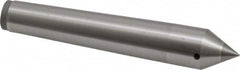 Made in USA - Carbide-Tipped Alloy Steel Standard Point Solid Dead Center - Jarno 4 Taper, 3" OAL - Benchmark Tooling