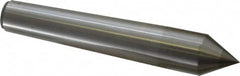 Made in USA - Carbide-Tipped Alloy Steel Standard Point Solid Dead Center - Jarno 8 Taper, 6" OAL - Benchmark Tooling