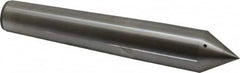 Made in USA - Carbide-Tipped Alloy Steel Standard Point Solid Dead Center - Jarno 9 Taper, 6-3/4" OAL - Benchmark Tooling