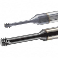 Iscar - 5/16-24 UNF, 0.26" Cutting Diam, 3 Flute, Solid Carbide Helical Flute Thread Mill - Internal Thread, 2-1/2" OAL, 5/16" Shank Diam - Exact Industrial Supply