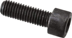 Made in USA - M10x1.50 Metric Coarse Hex Socket Drive, Socket Cap Screw - Grade 12.9 Alloy Steel, Black Oxide Finish, Fully Threaded, 30mm Length Under Head - Benchmark Tooling