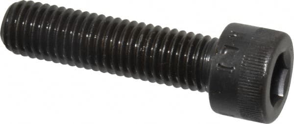 Made in USA - M10x1.50 Metric Coarse Hex Socket Drive, Socket Cap Screw - Grade 12.9 Alloy Steel, Black Oxide Finish, Fully Threaded, 40mm Length Under Head - Benchmark Tooling