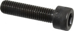 Made in USA - M10x1.50 Metric Coarse Hex Socket Drive, Socket Cap Screw - Grade 12.9 Alloy Steel, Black Oxide Finish, Fully Threaded, 40mm Length Under Head - Benchmark Tooling