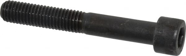 Made in USA - M10x1.50 Metric Coarse Hex Socket Drive, Socket Cap Screw - Grade 12.9 Alloy Steel, Black Oxide Finish, Partially Threaded, 70mm Length Under Head - Benchmark Tooling