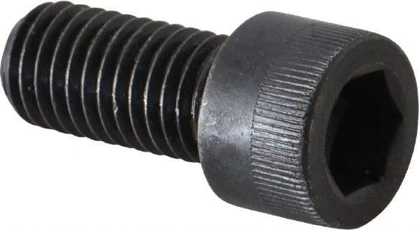 Made in USA - M12x1.75 Metric Coarse Hex Socket Drive, Socket Cap Screw - Grade 12.9 Alloy Steel, Black Oxide Finish, Fully Threaded, 25mm Length Under Head - Benchmark Tooling