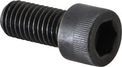 Made in USA - M12x1.75 Metric Coarse Hex Socket Drive, Socket Cap Screw - Grade 12.9 Alloy Steel, Black Oxide Finish, Fully Threaded, 25mm Length Under Head - Benchmark Tooling