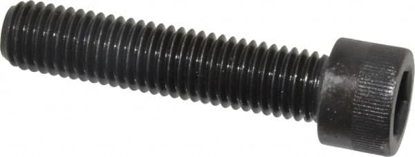Made in USA - M12x1.75 Metric Coarse Hex Socket Drive, Socket Cap Screw - Grade 12.9 Alloy Steel, Black Oxide Finish, Fully Threaded, 55mm Length Under Head - Benchmark Tooling