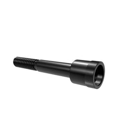 Made in USA - M16x2.00 Metric Coarse Hex Socket Drive, Socket Cap Screw - Grade 12.9 Alloy Steel, Black Oxide Finish, Partially Threaded, 100mm Length Under Head - Benchmark Tooling