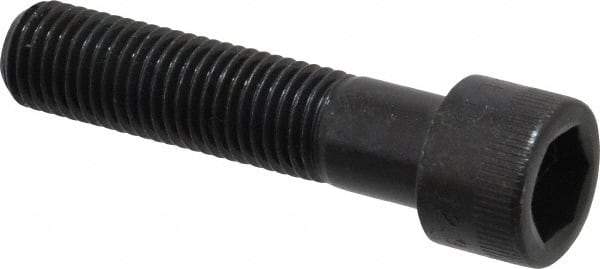 Made in USA - M16x2.00 Metric Coarse Hex Socket Drive, Socket Cap Screw - Grade 12.9 Alloy Steel, Black Oxide Finish, Partially Threaded, 70mm Length Under Head - Benchmark Tooling