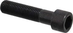 Made in USA - M16x2.00 Metric Coarse Hex Socket Drive, Socket Cap Screw - Grade 12.9 Alloy Steel, Black Oxide Finish, Partially Threaded, 70mm Length Under Head - Benchmark Tooling
