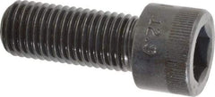 Made in USA - M20x2.50 Metric Coarse Hex Socket Drive, Socket Cap Screw - Grade 12.9 Alloy Steel, Black Oxide Finish, Fully Threaded, 50mm Length Under Head - Benchmark Tooling