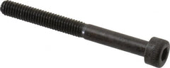 Made in USA - M4x0.70 Metric Coarse Hex Socket Drive, Socket Cap Screw - Grade 12.9 Alloy Steel, Black Oxide Finish, Partially Threaded, 40mm Length Under Head - Benchmark Tooling