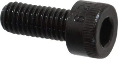 Made in USA - M5x0.80 Metric Coarse Hex Socket Drive, Socket Cap Screw - Grade 12.9 Alloy Steel, Black Oxide Finish, Fully Threaded, 12mm Length Under Head - Benchmark Tooling