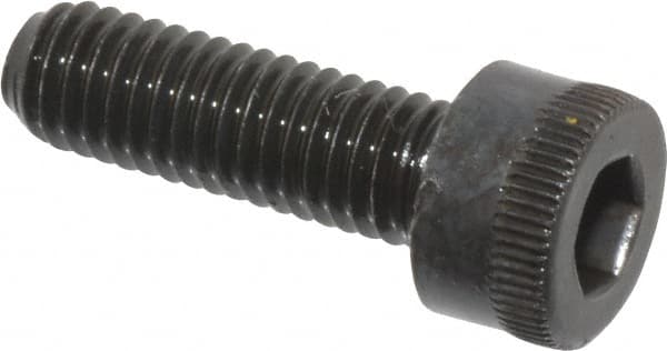 Made in USA - M5x0.80 Metric Coarse Hex Socket Drive, Socket Cap Screw - Grade 12.9 Alloy Steel, Black Oxide Finish, Fully Threaded, 16mm Length Under Head - Benchmark Tooling