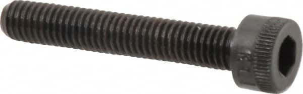 Made in USA - M5x0.80 Metric Coarse Hex Socket Drive, Socket Cap Screw - Grade 12.9 Alloy Steel, Black Oxide Finish, Fully Threaded, 30mm Length Under Head - Benchmark Tooling
