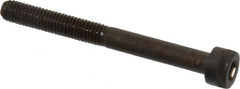 Made in USA - M5x0.80 Metric Coarse Hex Socket Drive, Socket Cap Screw - Grade 12.9 Alloy Steel, Black Oxide Finish, Partially Threaded, 50mm Length Under Head - Benchmark Tooling