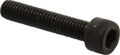 Made in USA - M6x1.00 Metric Coarse Hex Socket Drive, Socket Cap Screw - Grade 12.9 Alloy Steel, Black Oxide Finish, Fully Threaded, 30mm Length Under Head - Benchmark Tooling