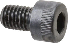 Made in USA - M8x1.25 Metric Coarse Hex Socket Drive, Socket Cap Screw - Grade 12.9 Alloy Steel, Black Oxide Finish, Fully Threaded, 12mm Length Under Head - Benchmark Tooling