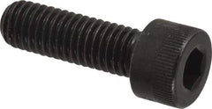 Made in USA - M8x1.25 Metric Coarse Hex Socket Drive, Socket Cap Screw - Grade 12.9 Alloy Steel, Black Oxide Finish, Fully Threaded, 25mm Length Under Head - Benchmark Tooling