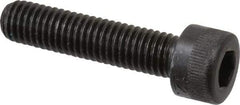 Made in USA - M8x1.25 Metric Coarse Hex Socket Drive, Socket Cap Screw - Grade 12.9 Alloy Steel, Black Oxide Finish, Fully Threaded, 35mm Length Under Head - Benchmark Tooling