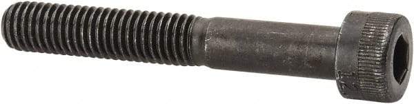 Made in USA - M8x1.25 Metric Coarse Hex Socket Drive, Socket Cap Screw - Grade 12.9 Alloy Steel, Black Oxide Finish, Partially Threaded, 55mm Length Under Head - Benchmark Tooling