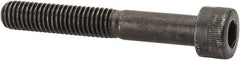Made in USA - M8x1.25 Metric Coarse Hex Socket Drive, Socket Cap Screw - Grade 12.9 Alloy Steel, Black Oxide Finish, Partially Threaded, 55mm Length Under Head - Benchmark Tooling