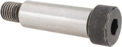 Made in USA - 1" Shoulder Diam x 2-3/4" Shoulder Length, 3/4-10 UNC, Hex Socket Shoulder Screw - 4000 Alloy Steel, Uncoated, 1-5/16" Head Diam - Benchmark Tooling