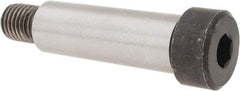 Made in USA - 1" Shoulder Diam x 3" Shoulder Length, 3/4-10 UNC, Hex Socket Shoulder Screw - 4000 Alloy Steel, Uncoated, 1-5/16" Head Diam - Benchmark Tooling