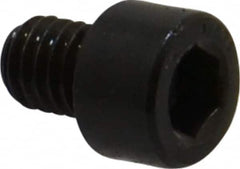 Made in USA - #10-32 UNF Hex Socket Drive, Socket Cap Screw - Alloy Steel, Black Oxide Finish, Fully Threaded, 1/4" Length Under Head - Benchmark Tooling