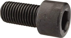 Made in USA - 1-8 UNC Hex Socket Drive, Socket Cap Screw - Alloy Steel, Black Oxide Finish, Fully Threaded, 2" Length Under Head - Benchmark Tooling