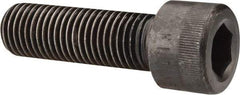 Made in USA - 1-8 UNC Hex Socket Drive, Socket Cap Screw - Alloy Steel, Black Oxide Finish, Fully Threaded, 3-1/4" Length Under Head - Benchmark Tooling