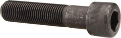 Made in USA - 1-8 UNC Hex Socket Drive, Socket Cap Screw - Alloy Steel, Black Oxide Finish, Partially Threaded, 4-1/4" Length Under Head - Benchmark Tooling