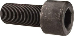 Made in USA - 1-14 UNF Hex Socket Drive, Socket Cap Screw - Alloy Steel, Black Oxide Finish, Fully Threaded, 2-1/4" Length Under Head - Benchmark Tooling