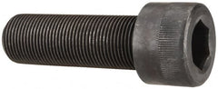 Made in USA - 1-14 UNF Hex Socket Drive, Socket Cap Screw - Alloy Steel, Black Oxide Finish, Fully Threaded, 3" Length Under Head - Benchmark Tooling