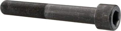 Made in USA - 1-14 UNF Hex Socket Drive, Socket Cap Screw - Alloy Steel, Black Oxide Finish, Partially Threaded, 7" Length Under Head - Benchmark Tooling